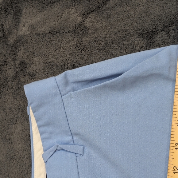 THEORY Treeca Cropped Wool-blend Slim-leg Blue Pants Women's Size 4 Office Attir - Picture 8 of 13